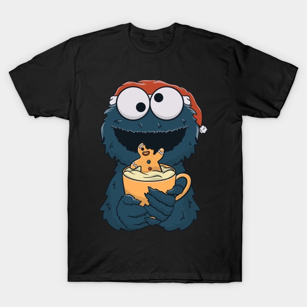 Gingerbread monster T-Shirt by aStro678